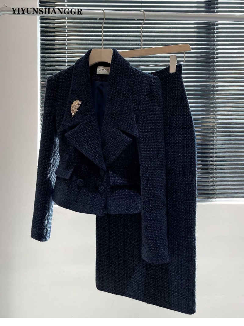 Winter Wear Clothes - Neue Herbst Winter Tweed frauen Anzug