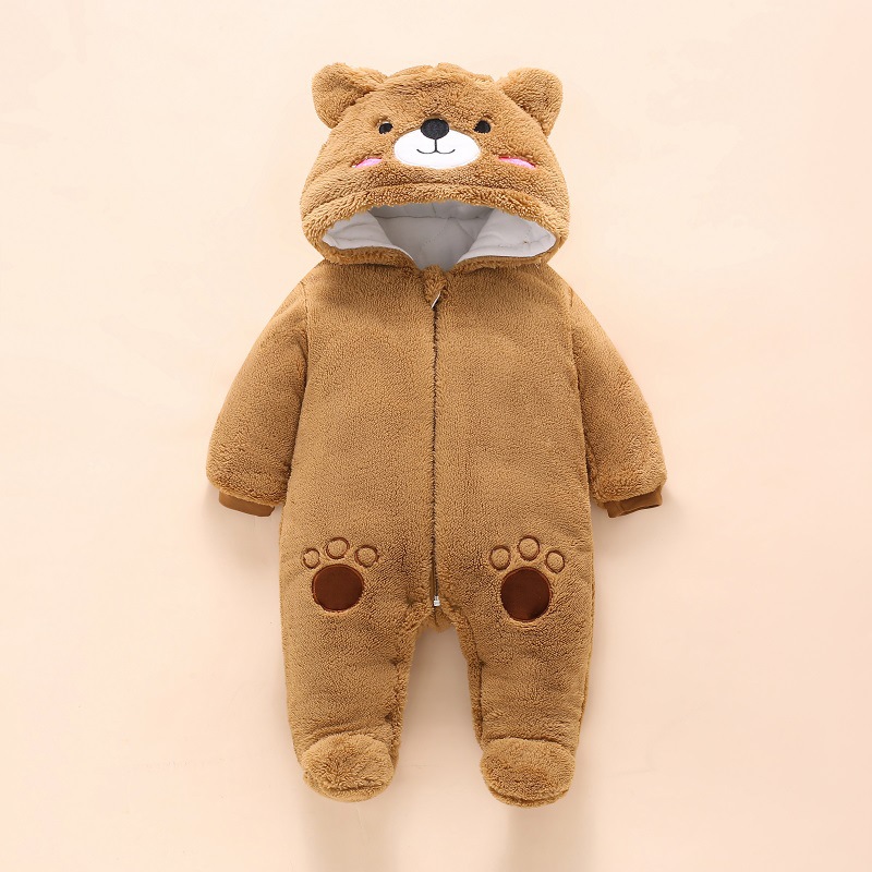 Winter Clothing Toddler - 0-12m Baby Stram pler niedlichen Bären