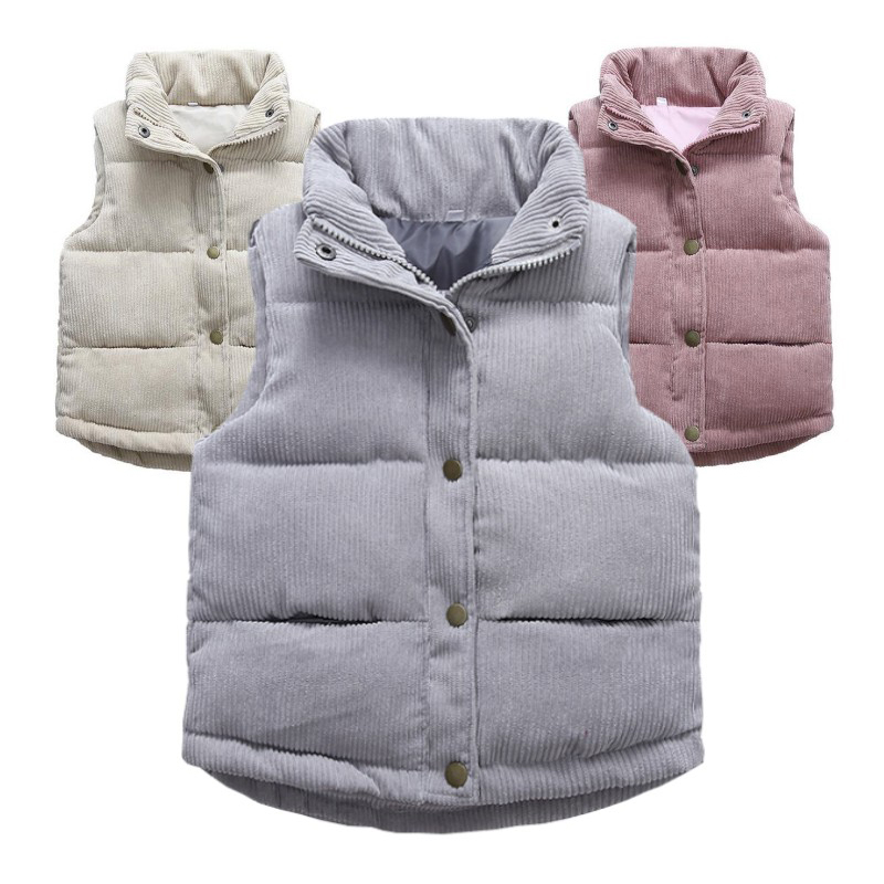 Winter Clothing For Boys - Kinder Jungen Mädchen Cord westen verdicken