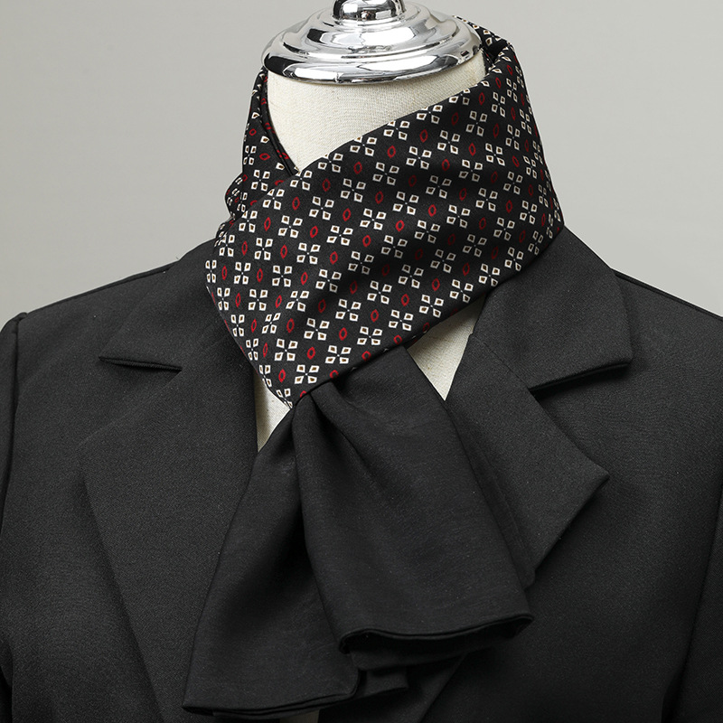 Winter Wear Clothes - Herren-Schal, Halstuch aus Seidenimitat, kleiner quadratischer