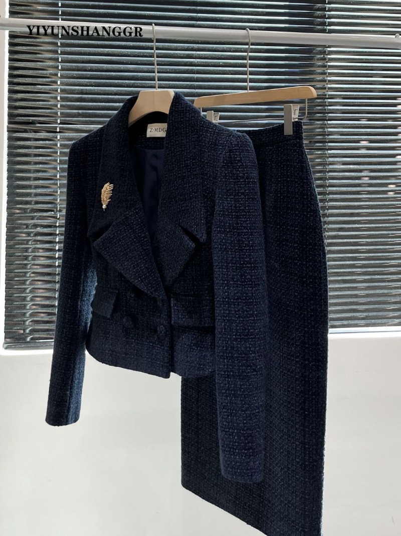 Neue Herbst Winter Tweed fraue – Winter Wear Clothes Bewertung und Preis