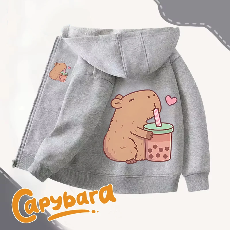 Capybara Zipper Hoodies Mäntel – Winter Clothing For Boys Bewertung und Preis