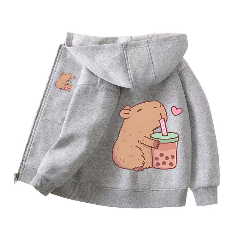 Capybara Zipper Hoodies Mäntel – Winter Clothing For Boys Bewertung und Preis